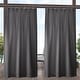 preview thumbnail 84 of 99, ATI Home Indoor/Outdoor Solid Cabana Tab Top Curtain Panel Pair