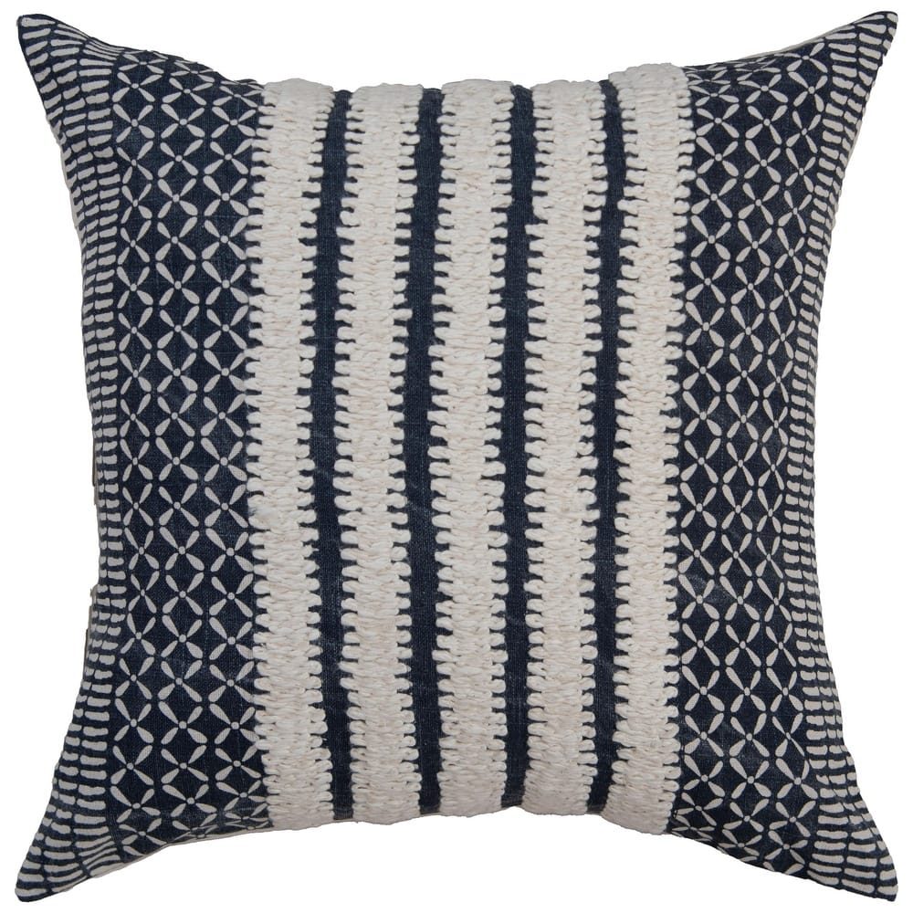 Rizzy Home Textured Stripe Throw Pillow, 20x20
