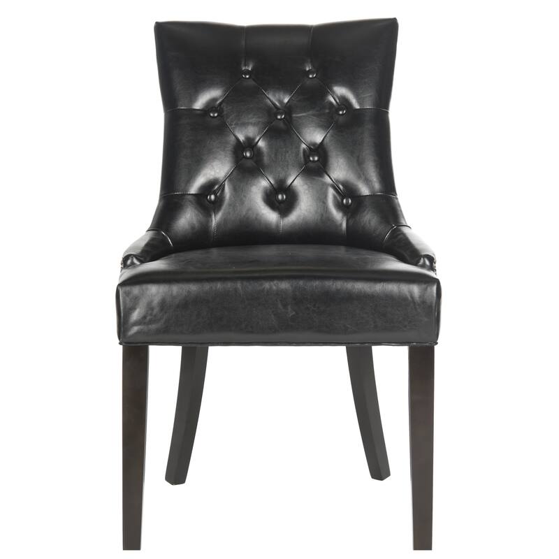 SAFAVIEH Chelsey Grey Ring Dining Chair (Set of 2) - 22" x 25.6" x 36.4" - 22"W x 25"D x 36"H