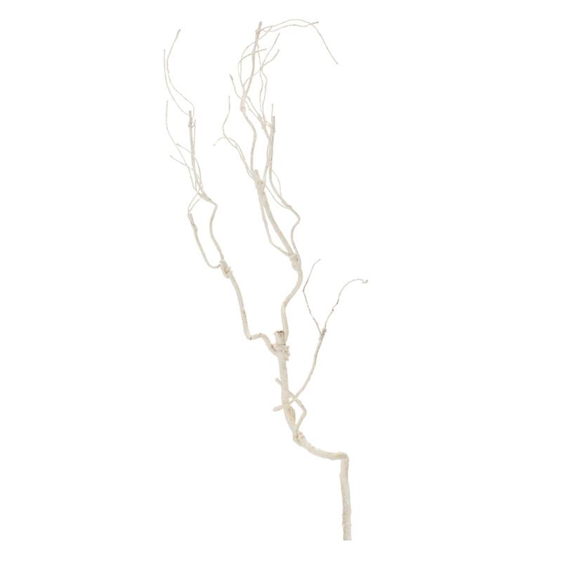 Glittered Artificial Christmas Twig Branch Spray - 32" - Set of 6 - White