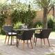 Option Black 55.1 x 27.6 x 29.1  round table legs 4chair