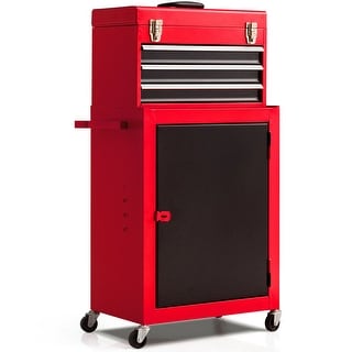 Top Product Reviews For Costway 2pc Mini Tool Chest Cabinet