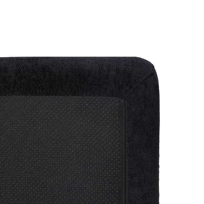 Chenille L-shaped Sectional Sofa, Modular Couch with Adjustable Configurations - Ottoman, Single Sofa Chair and Loveseat