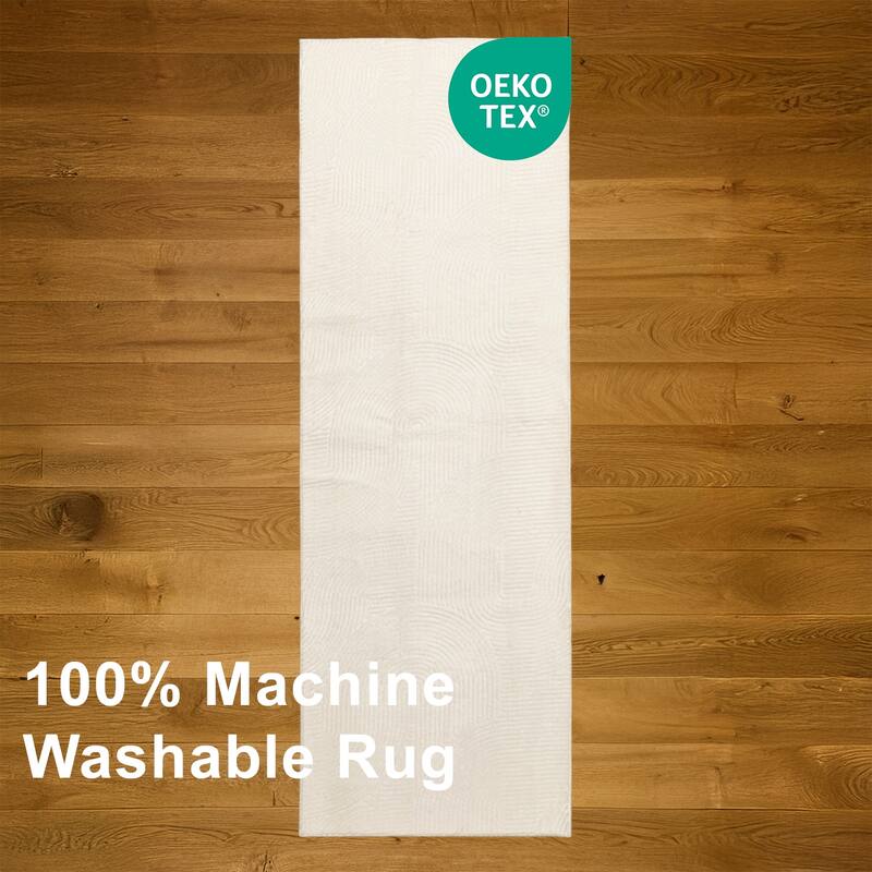 ECARPETGALLERY Elion Modern Machine Washable Area Rug