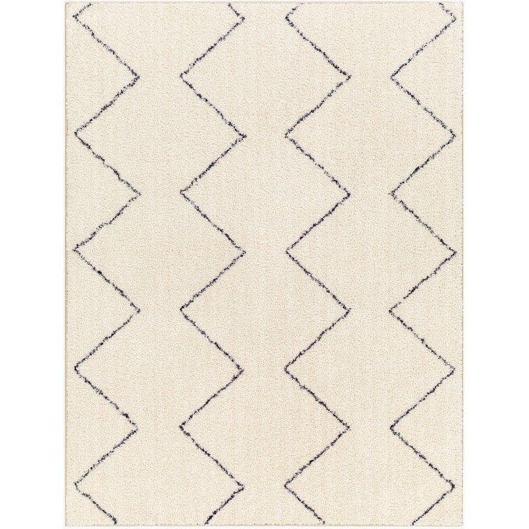 Livabliss Lykke Machine Washable Casual Moroccan Area Rug
