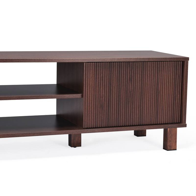 Mid-Century Modern 63" TV Stand Media Console Table Entertainment Center for Living Room