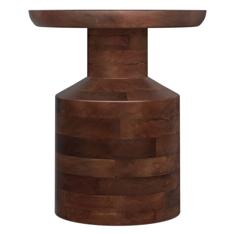 WYNDENHALL Norbury 16 inch Wide Solid Mango Boho Accent Table & Assembled