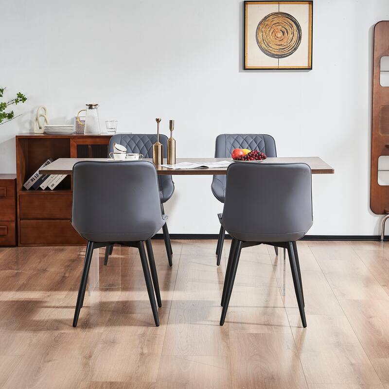 Modern Dining Chairs Set of 2 Upholstered Dining Room Chairs