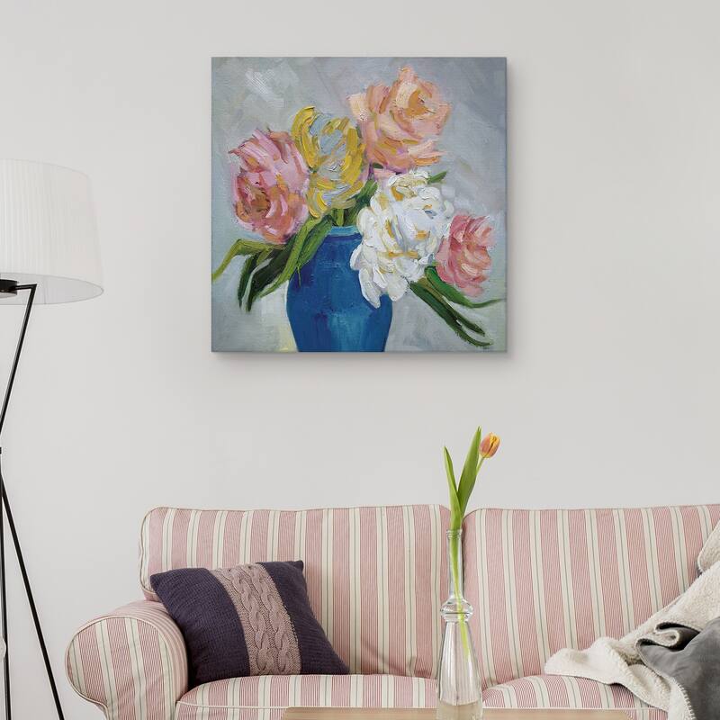 Smell the Rose Crop REV by Alexi Fine Canvas Art Print