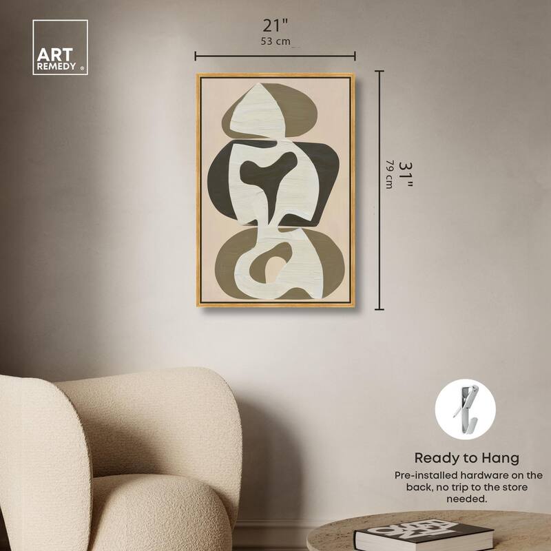 Shapes of Sage II Canvas by Art Remedy
