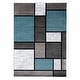 preview thumbnail 119 of 135, World Rug Gallery Contemporary Modern Boxed Color Block Area Rug