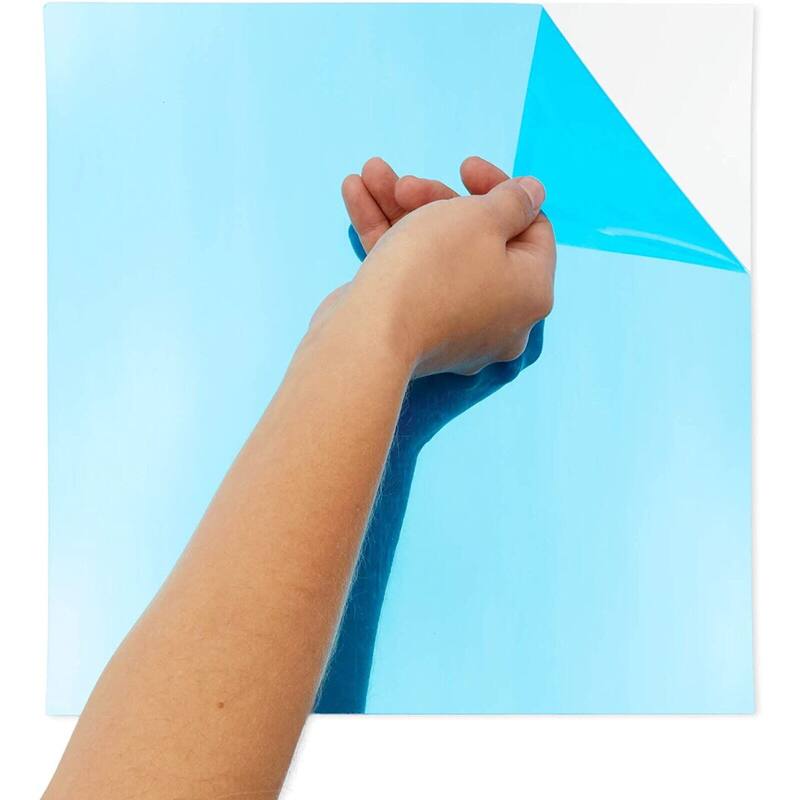 5 Flexible Adhesive Mirror Sheets for Wall Decor, 12x12 Bed Bath