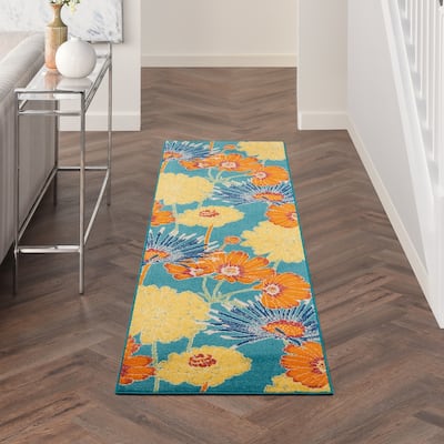 Nourison Allur Botanical Floral Area Rug