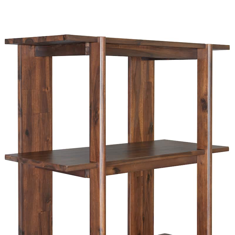 Christopher Knight Home - Ellie 4-Tier 70"H Acacia Wood Open Bookcase