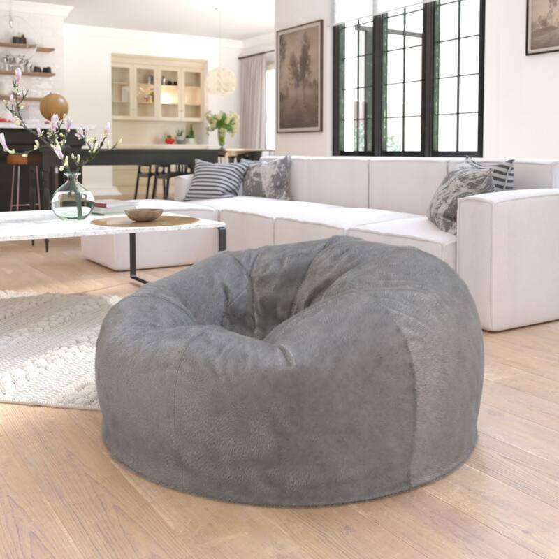 Oversized Refillable Bean Bag Chair for Kids and Adults