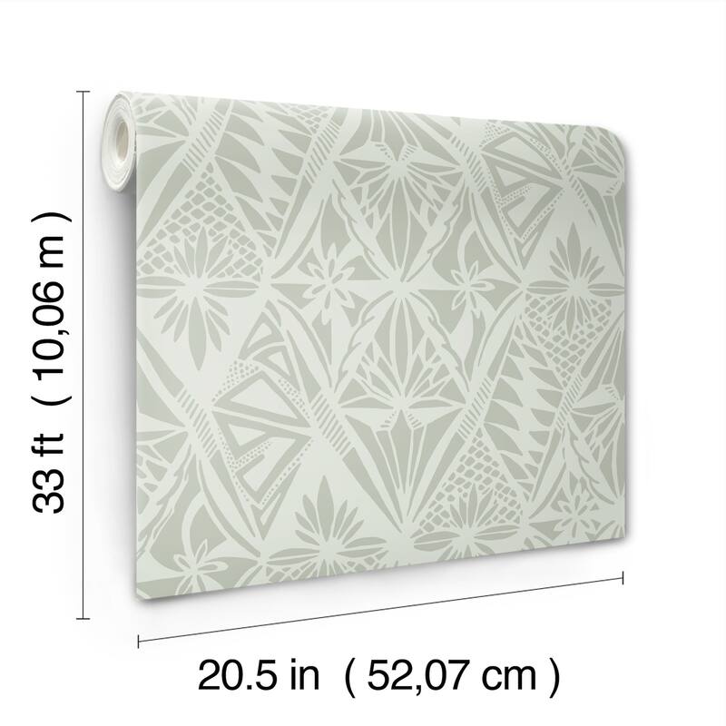 A-Street Prints Urbane Sage Diamonds Wallpaper