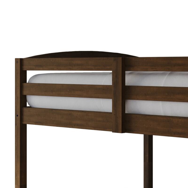CraftPorch Contemporary Twin Over Twin Bunk Bed