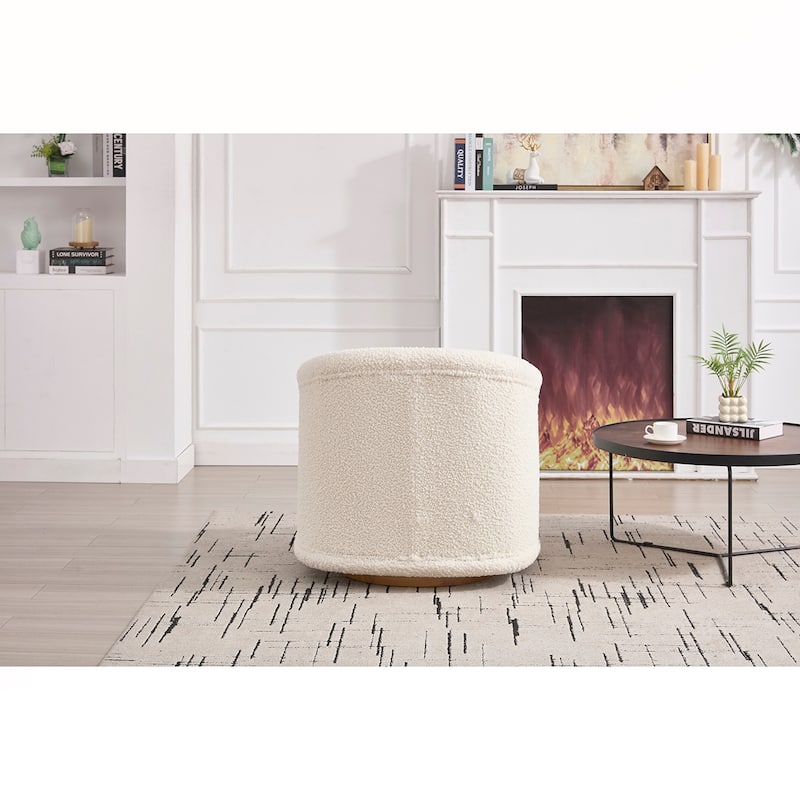 360-degree Teddy Swivel Barrel Chair