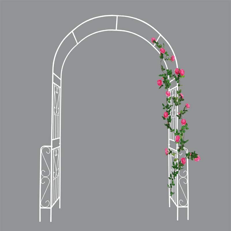 White Metal Garden Arch