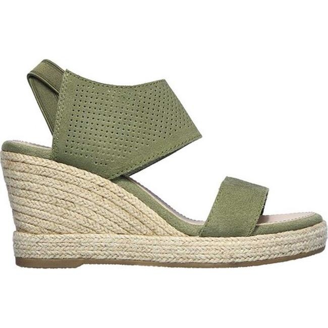 skechers espadrilles olive