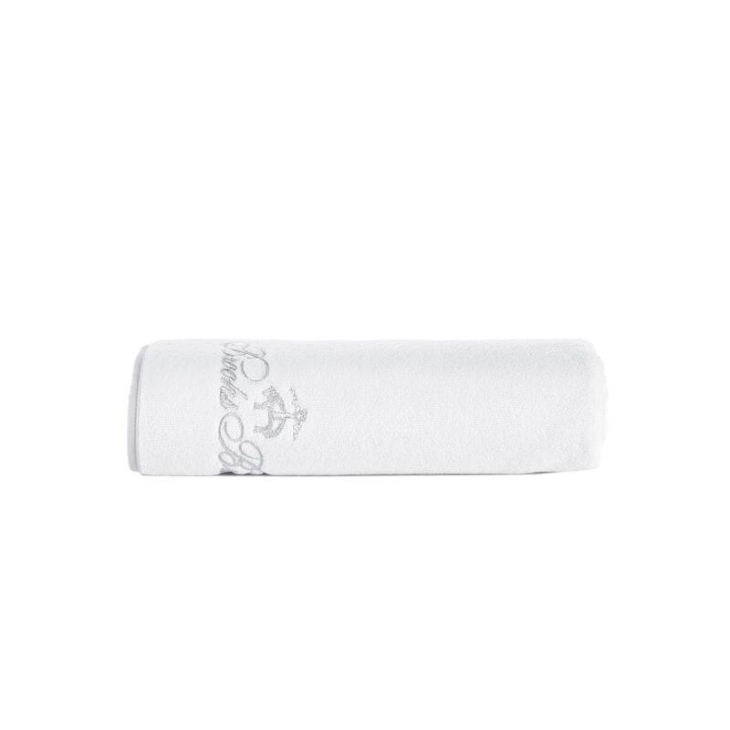 Brooks Brothers Contrast Frame Bath Towel - White