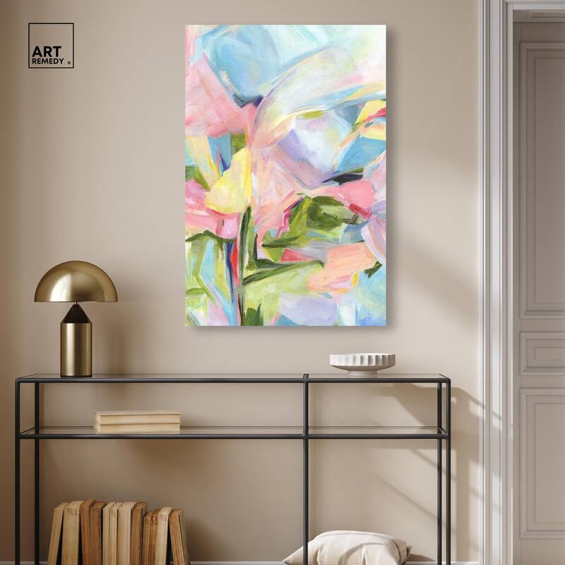 Blushing Promises Canvas by Art Remedy, Gallery Wrapped