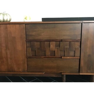 Strick & Bolton Tobacco 55-inch Tessuto Buffet