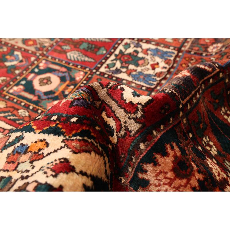 ECARPETGALLERY Hand-knotted Kayseri Vintage Red Wool Rug - 4'7 x 6'6