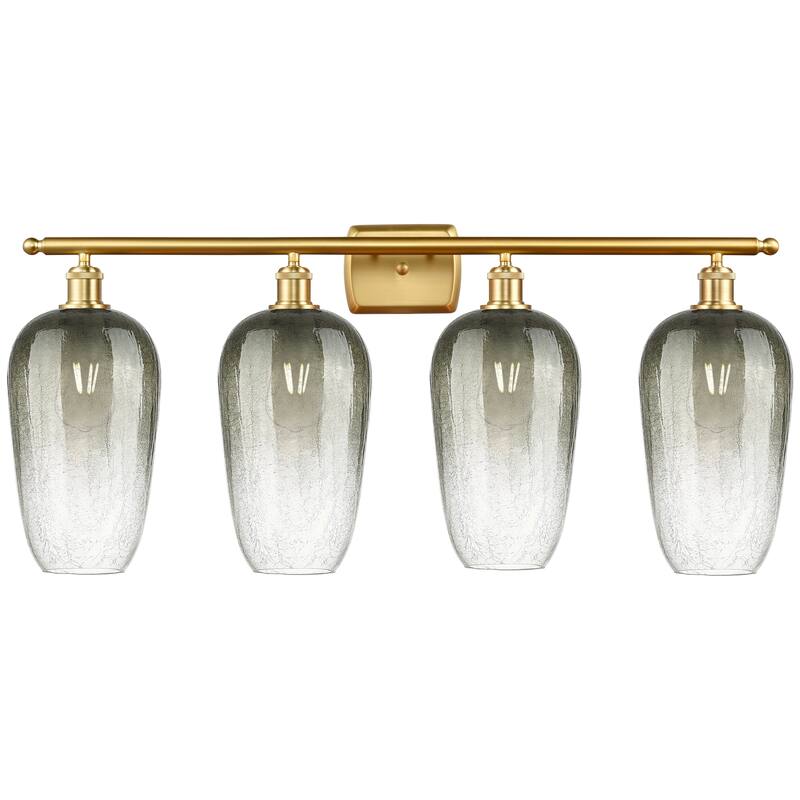Innovations Lighting Endless Possibilities Ballston - Brookhaven Flute - 4 Light 37" Bath Vanity Light