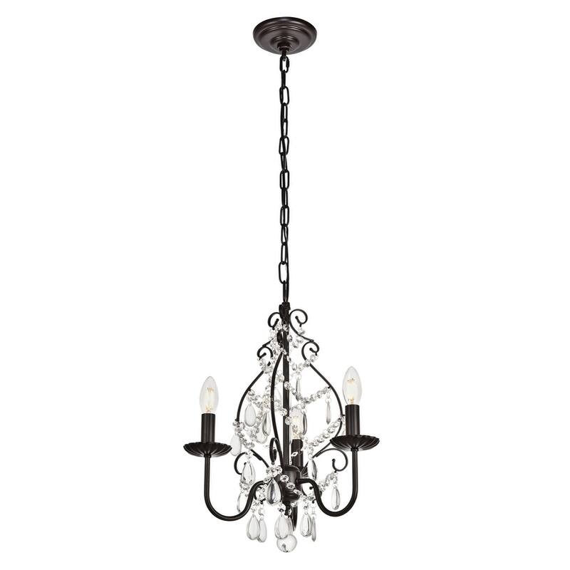 BLAISE Collection Pendant D15 H20 Lt:3 Oil rubbed bronze Finish