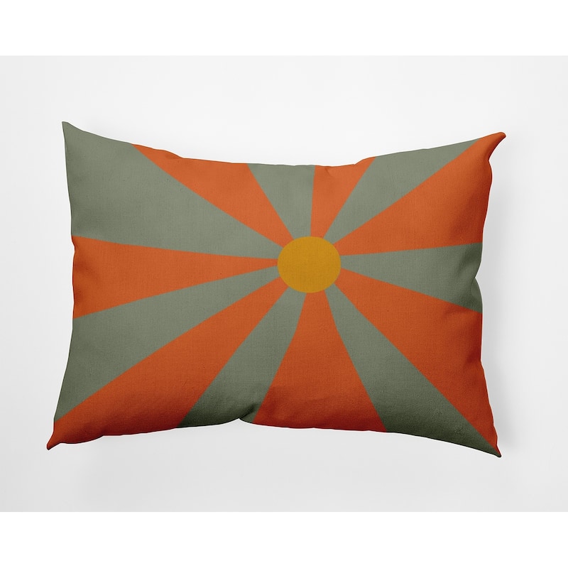 Sunshine Indoor/Outdoor Throw Pillow - Celosia - 14" x 20"