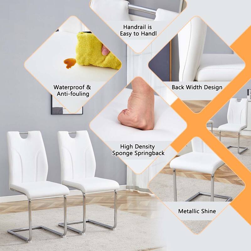 PU Dining Chair Set(Set of 6)