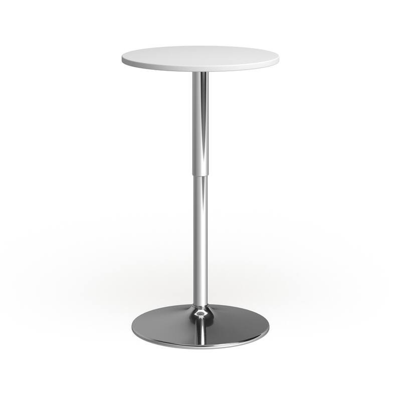 Porch & Den Oakberry 23-inch Wood Top Adjustable Bar Table