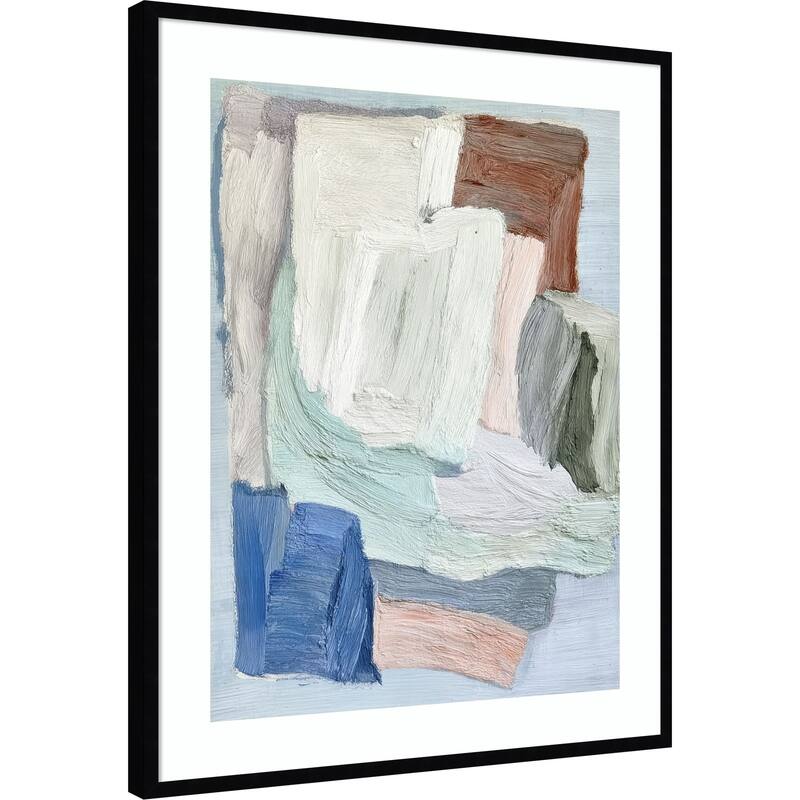 Faded Clay No. 2 by Paula Freeman Wood Framed Wall Art Print