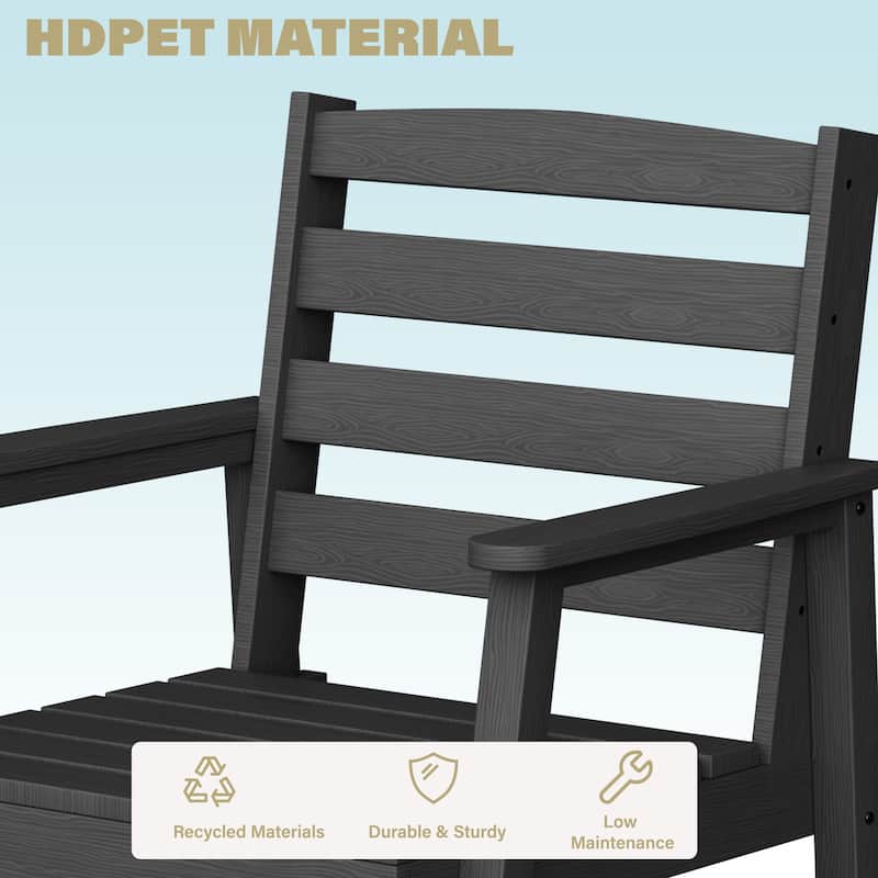 HDPE Outdoor All-weather chair, suitable for multiple scenarios
