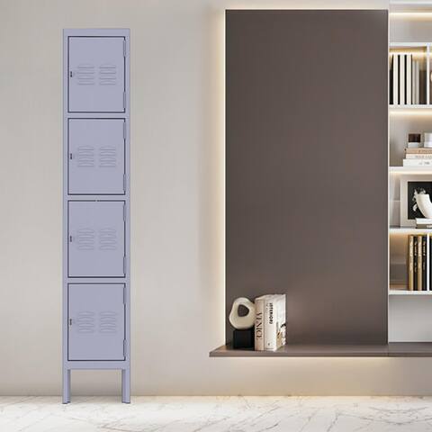 Metal Locker 4 Doors - N/A