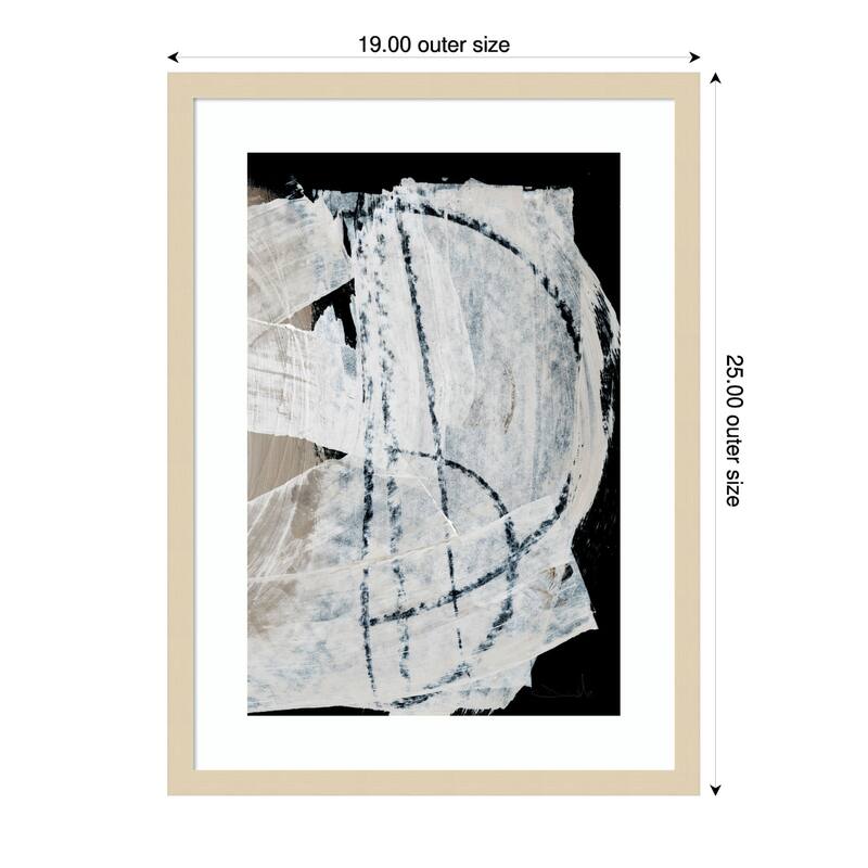 Mind No. 2 by Dan Hobday Wood Framed Wall Art Print