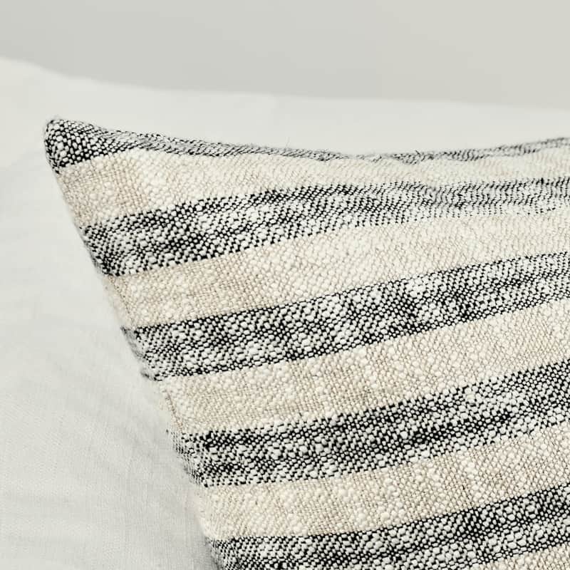 Villa by Classic Home Linna Linen Blend Fabric Throw Pillow