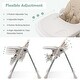 preview thumbnail 18 of 17, Gymax Baby High Chair Folding Baby Dining Chair w/ Adjustable Height &