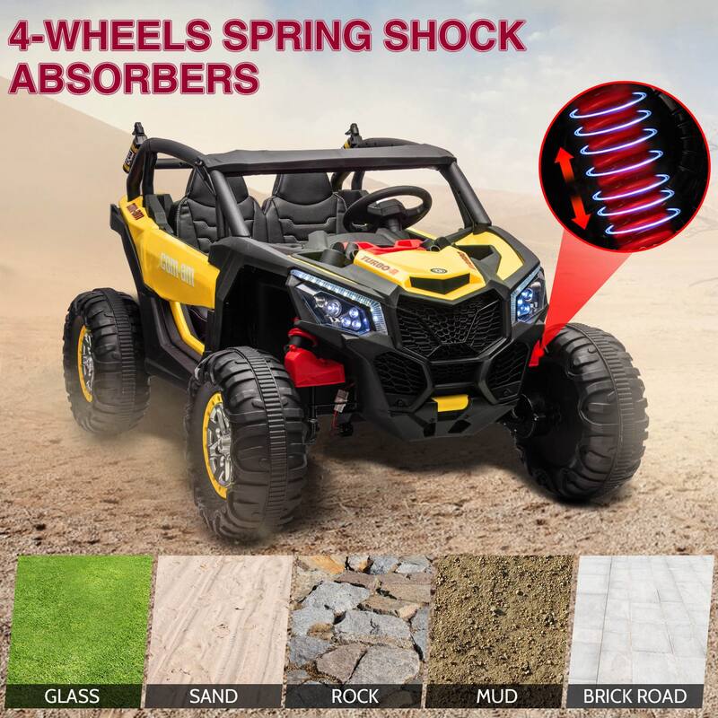 24V 2 Seater Kids Ride on UTV Car w/Remote Control