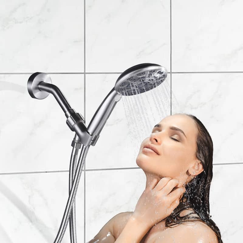 WOWOW Single Handle 7-Spray Tub and Shower Faucet