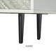 preview thumbnail 8 of 7, Nestfair Modern Sideboard Storage Cabinet with Open Shelves - 68 in. H