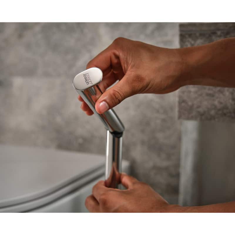 Joseph Joseph EasyStore Luxe 2-in-1 Toilet Paper Stand - Stainless Steel