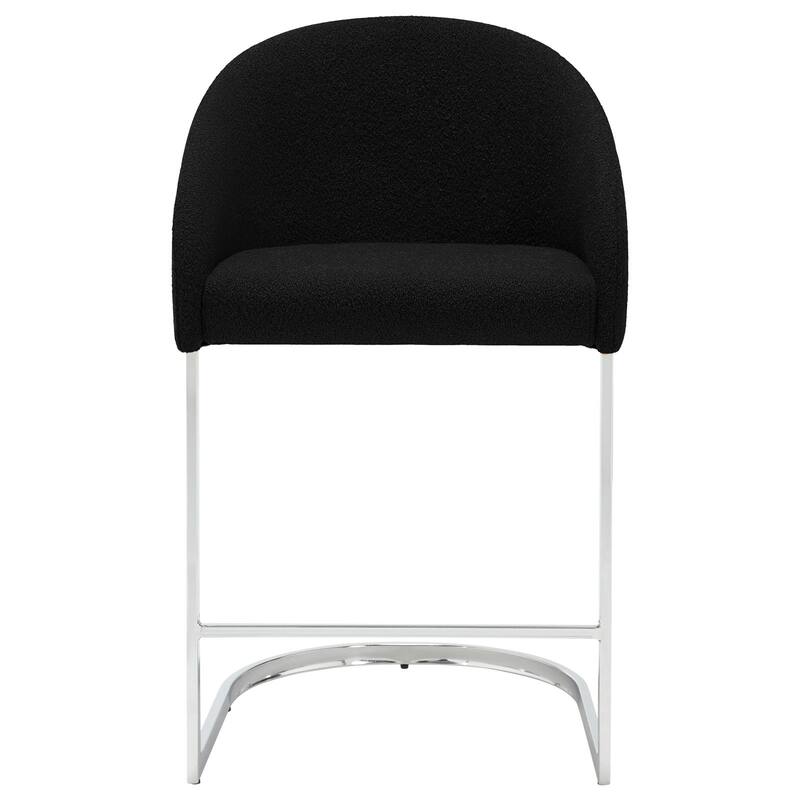 26" Fabric Upholstered Counter Height Bar Stools with Arms - 37" H x 22.4" W x 22" D
