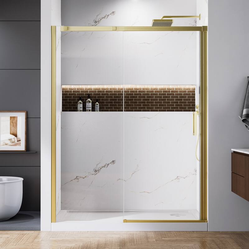 Modland 56-60''x 74'' Sliding Shower Door - 56''-60''x 74''