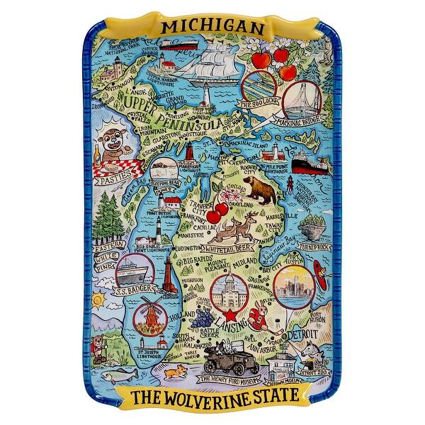 Certified International 23608 Country Weekend Rectangular Platter One Size Multicolor Certified International 23608 Country Weekend Rectangular Platter One Size Multicolor