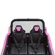 preview thumbnail 11 of 93, 24V 4WD Kids Electric UTV Ride-On Car, Dual Seat with Remote Control, Easy-Drag System, Soft Brake & Spring Suspension