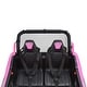preview thumbnail 11 of 93, 24V 4WD Kids Ride On Car UTV, 2-Seater with Parent Remote Control, Easy-Drag System, and Suspension.