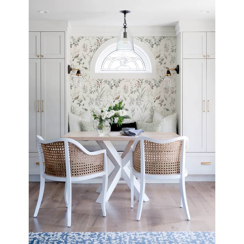 Chesapeake Imperial Garden Neutral Botanical Wallpaper