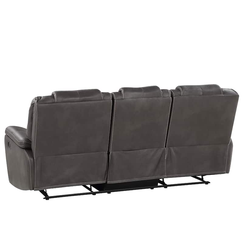 Steve Silver Kameryn Faux Leather Manual Reclining Sofa